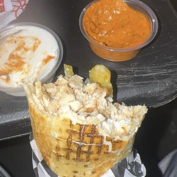 Rotana Elsham Shawarma - Chicken Shawarma Wrap - Food Trucks Near Me - Santa Ana, California