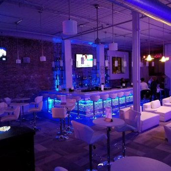 Vibe Lounge - a bar with white chairs and blue lights - Lounges Near Me - Pawtucket, Rhode Island Vibe Lounge - a bar with white chairs and blue lights - Lounges Near Me - Pawtucket, Rhode Island