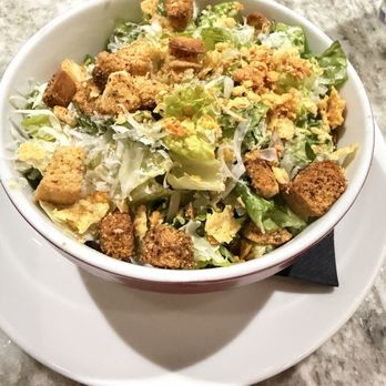 Victorias Pizzeria - Half portion Cesar Salad, split for us. - Pizza Near Me - Virginia Beach, Virginia