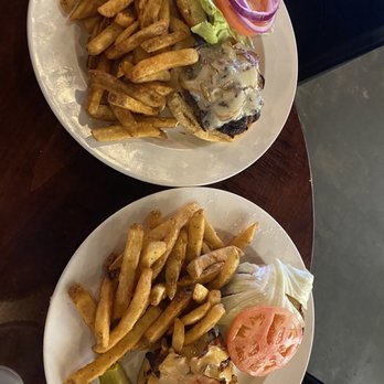 Lucky's 777 Bar & Grill - two plates of food - Seafood Near Me - Holbrook, Massachusetts