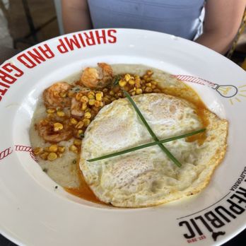 Breakfast Republic - Shrimp & Grits - Breakfast & Brunch Near Me - Long Beach, California
