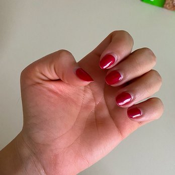 Natural Nail Lounge - 2 weeks later, not a single chip! - Nail Salons Near Me - Syosset, New York Natural Nail Lounge - 2 weeks later, not a single chip! - Nail Salons Near Me - Syosset, New York