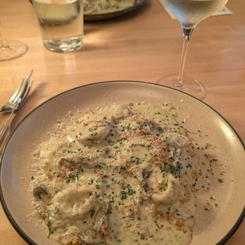 Indaco - Pansotti and Sauvignon Blanc. I will be dreaming of this pasta dish. - Italian Near Me - Greenville, South Carolina