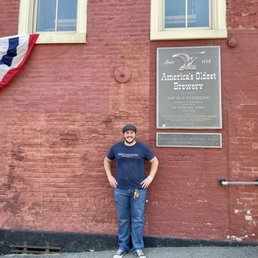 Outside the brewery