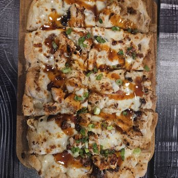 Alice's Eat Drink Repeat - BBQ chicken flatbread - Sports Bars Near Me - Port Jefferson Station, New York Alice's Eat Drink Repeat - BBQ chicken flatbread - Sports Bars Near Me - Port Jefferson Station, New York