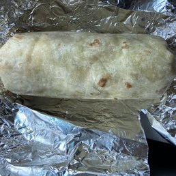Fried fish burrito