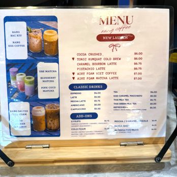 Rang Coffee - Menu - Coffee & Tea Near Me - Sugar Land, Texas Rang Coffee - Menu - Coffee & Tea Near Me - Sugar Land, Texas