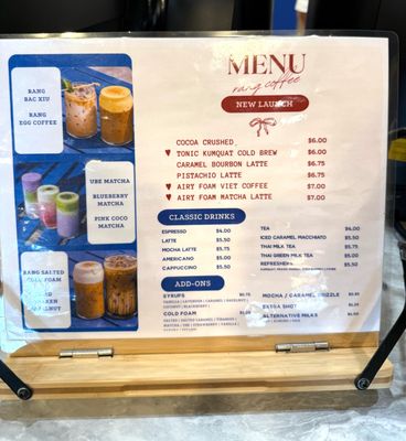 Menu photo 2 Rang Coffee Sugar Land, TX Menu photo 2 Rang Coffee Sugar Land, TX