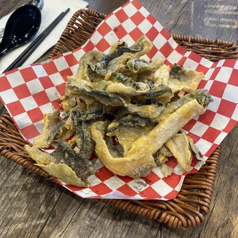 Neighbourhood Cafe - SS2 Salted Egg Deep Fried Fish Skin - Breakfast & Brunch Near Me - Richmond Hill, Ontario Neighbourhood Cafe - SS2 Salted Egg Deep Fried Fish Skin - Breakfast & Brunch Near Me - Richmond Hill, Ontario