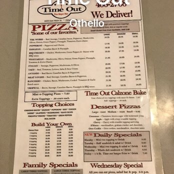 Time Out - Pizza Near Me - Othello, Washington Time Out - Pizza Near Me - Othello, Washington