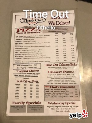 Menu photo 2 Time Out Othello, WA Menu photo 2 Time Out Othello, WA