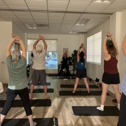 Evergreen PT, Pasadena QiGong class, Mid-motion for full body flow