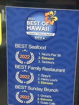 Menu photo 4 EbiNomi Honolulu, HI