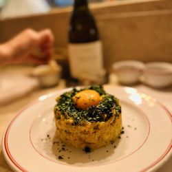 Tapisco - Bacalhau à Brás (Salted Cod "à Brás" with confit egg yolk)