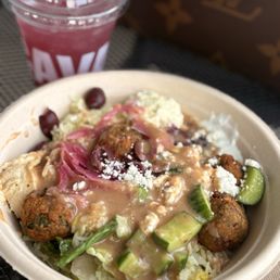 Crispy Falafel Grains Bowl