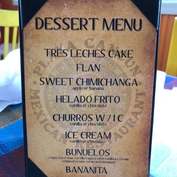 Playa Cancun - Desert menu - Mexican Near Me - Stony Point, New York Playa Cancun - Desert menu - Mexican Near Me - Stony Point, New York