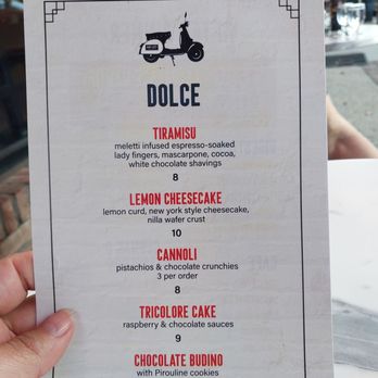 Bar Lucy - Dessert Menu - Italian Near Me - Bay Shore, New York