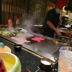 Fuji Steakhouse House - Our cook and bartender