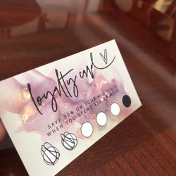 Radiance Beauty - Loyalty card