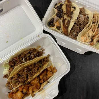 Grillies - a couple of tacos in a styrofoam container - Salad Near Me - Toronto, Ontario Grillies - a couple of tacos in a styrofoam container - Salad Near Me - Toronto, Ontario