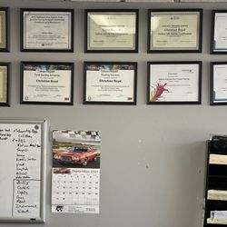 Body Builders Collision & Custom - Their many awards.