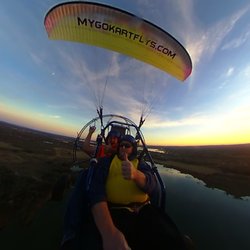 US Paragliding - Sunset flight lessons are Awesome