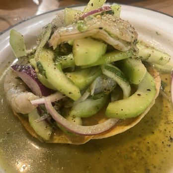 La Negra Tomasa - Green tostada - Seafood Near Me - Tulum, ROO