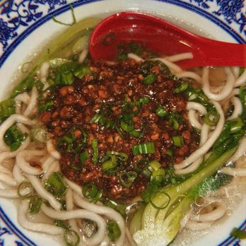 Chengdu Bistro - ground pork noodle soup - Chinese Near Me - Chicago, Illinois