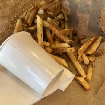 Five Guys - So much fries, you can feed a small army - Burgers Near Me - Elk Grove, California