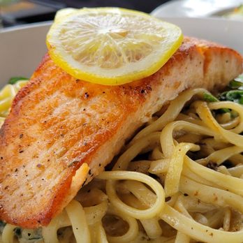 Burtons Grill & Bar - Salmon - New American Near Me - Charlottesville, Virginia Burtons Grill & Bar - Salmon - New American Near Me - Charlottesville, Virginia