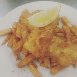 Garden Court Restaurant - Fish n chips at garden court restaurant located at the Fireside Inn West lebanon