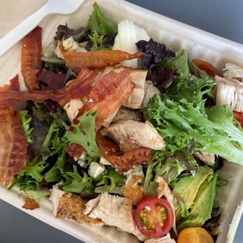 Aloha Salads - I asked for the dressing in the side and no dressing anywhere... FAILED! last time I got half of the container full. - Sandwiches Near Me - Kapolei, Hawaii Aloha Salads - I asked for the dressing in the side and no dressing anywhere... FAILED! last time I got half of the container full. - Sandwiches Near Me - Kapolei, Hawaii