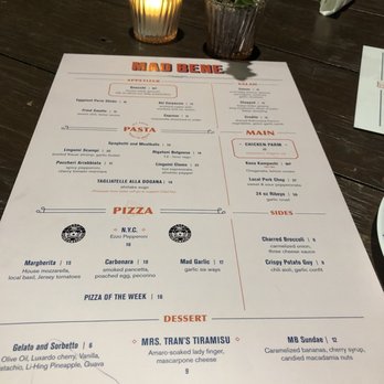 Mad Bene - Menu June 19, 2020 - Italian Near Me - Kapolei, Hawaii Mad Bene - Menu June 19, 2020 - Italian Near Me - Kapolei, Hawaii