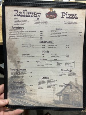Menu photo 2 Railway Pizza Bauxite, AR Menu photo 2 Railway Pizza Bauxite, AR