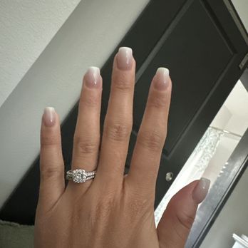 V Nail and Beauty - Ombré French gel manicure - Nail Salons Near Me - Tampa, Florida