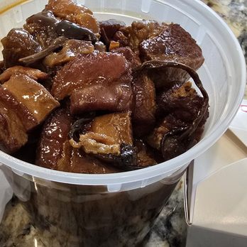 Bamboo House - Braised Pork Belly with a side of white rice - Noodles Near Me - Humble, Texas Bamboo House - Braised Pork Belly with a side of white rice - Noodles Near Me - Humble, Texas