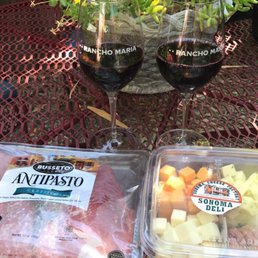 Wine and charcuterie