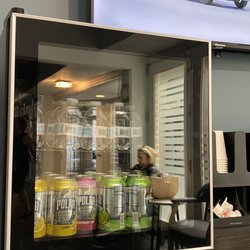 Impulse Hair Designs - Free water or seltzer for customers