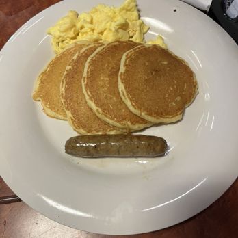 Original Pancake House - Midtown - Kids Dollar Pancakes, Scrambled Eggs and Sausage Links - Breakfast & Brunch Near Me - Charlotte, North Carolina