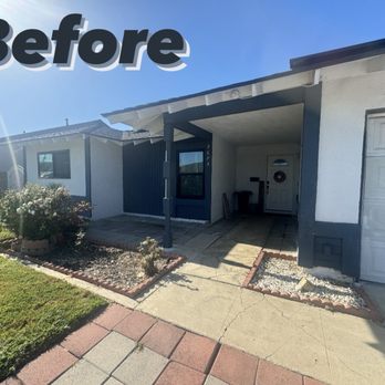 Matra Painting - Before - exterior paint was chipping and stucco needed repairing - Painters Near Me Matra Painting - Before - exterior paint was chipping and stucco needed repairing - Painters Near Me