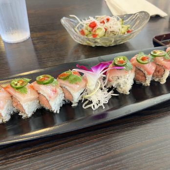 Lucky Sushi & Ramen - Yellow Tail Jalapenos Roll - Sushi Bars Near Me - Ventura, California Lucky Sushi & Ramen - Yellow Tail Jalapenos Roll - Sushi Bars Near Me - Ventura, California
