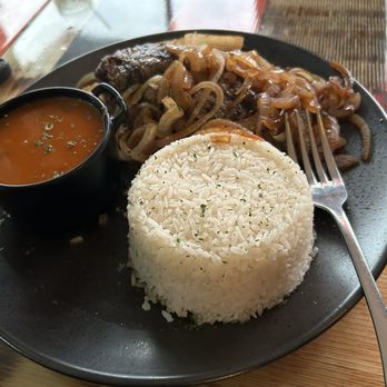 Mr Exquisito Restaurant - Bistec encebollado con arroz blanco y habichuelas - Latin American Near Me - Bloomfield, New Jersey Mr Exquisito Restaurant - Bistec encebollado con arroz blanco y habichuelas - Latin American Near Me - Bloomfield, New Jersey