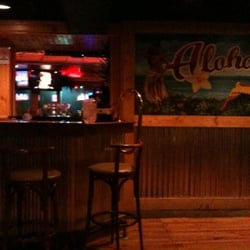 Dunkin' - Inside by the bar.