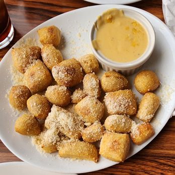 Mellow Mushroom Fredericksburg - Garlic pretzels with PBR beer cheese. - Pizza Near Me - Fredericksburg, Virginia Mellow Mushroom Fredericksburg - Garlic pretzels with PBR beer cheese. - Pizza Near Me - Fredericksburg, Virginia