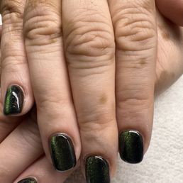 Cat eye green and black Cat eye green and black
