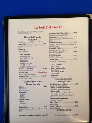 Menu photo 6 La Perla Del Pacifico Watsonville, CA Menu photo 6 La Perla Del Pacifico Watsonville, CA