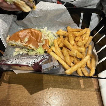 Ballast Point - Burger with fries - Brewpubs Near Me - Anaheim, California