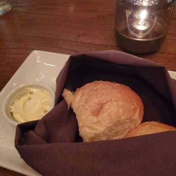 Oak Steakhouse - Underwhelming bread for the table - Steakhouses Near Me - Charlotte, North Carolina