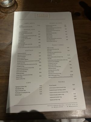 Menu photo 1 Blanco Castelar Ciudad de México, DIF