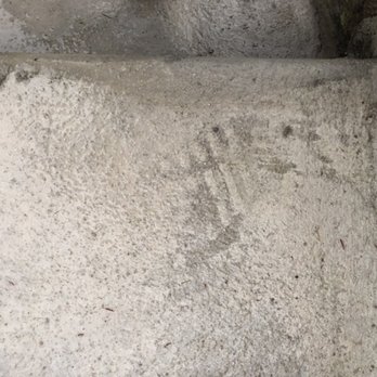 Motta Brickwork - Shoe print Mottas employees left on the steps - Masonry/Concrete Near Me - clifton heights, Pennsylvania